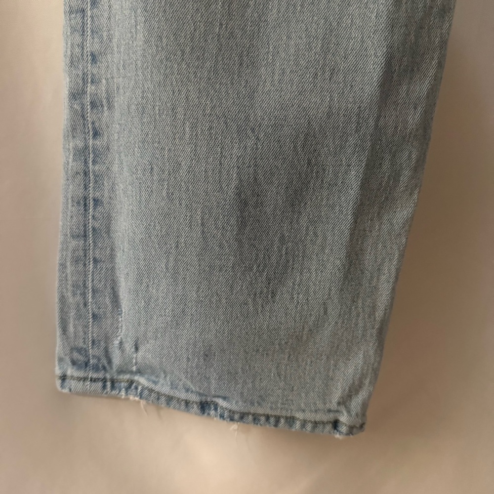 ABERCROMBIE & FITCH The Baggy Low Rise Distressed Curve Love Jeans Size 27 - Picture 9 of 9